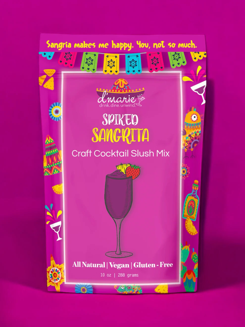 d'marie Craft Cocktail Slush Mix | Spiked Sangria