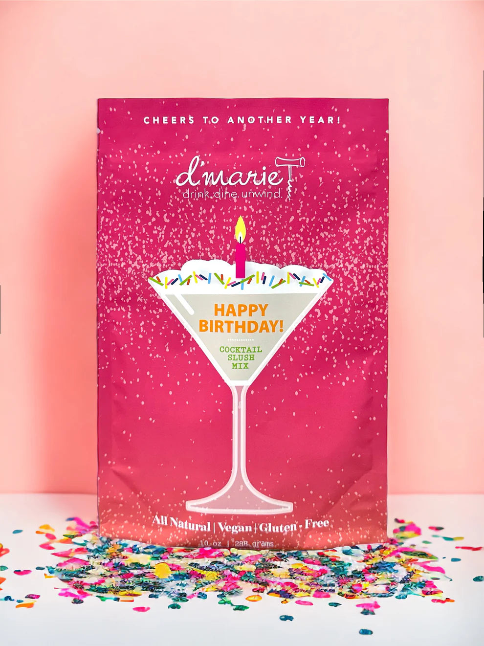 d'marie Craft Cocktail Slush Mix | Happy Birthday