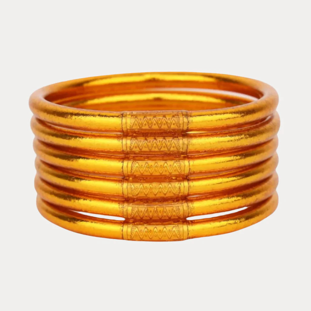 BuDhaGirl | Set of 6 All Weather Bangles | Spark
