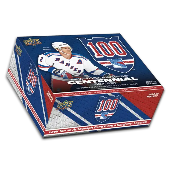 Trading Cards | Upper Deck | 2025-2026 New York Rangers Centennial | Mega Box