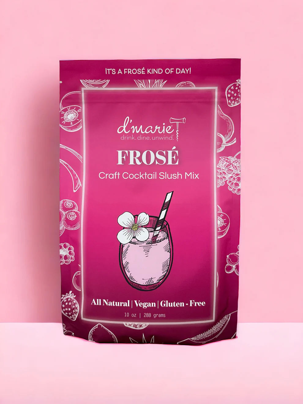 d'marie Craft Cocktail Slush Mix | Frosé