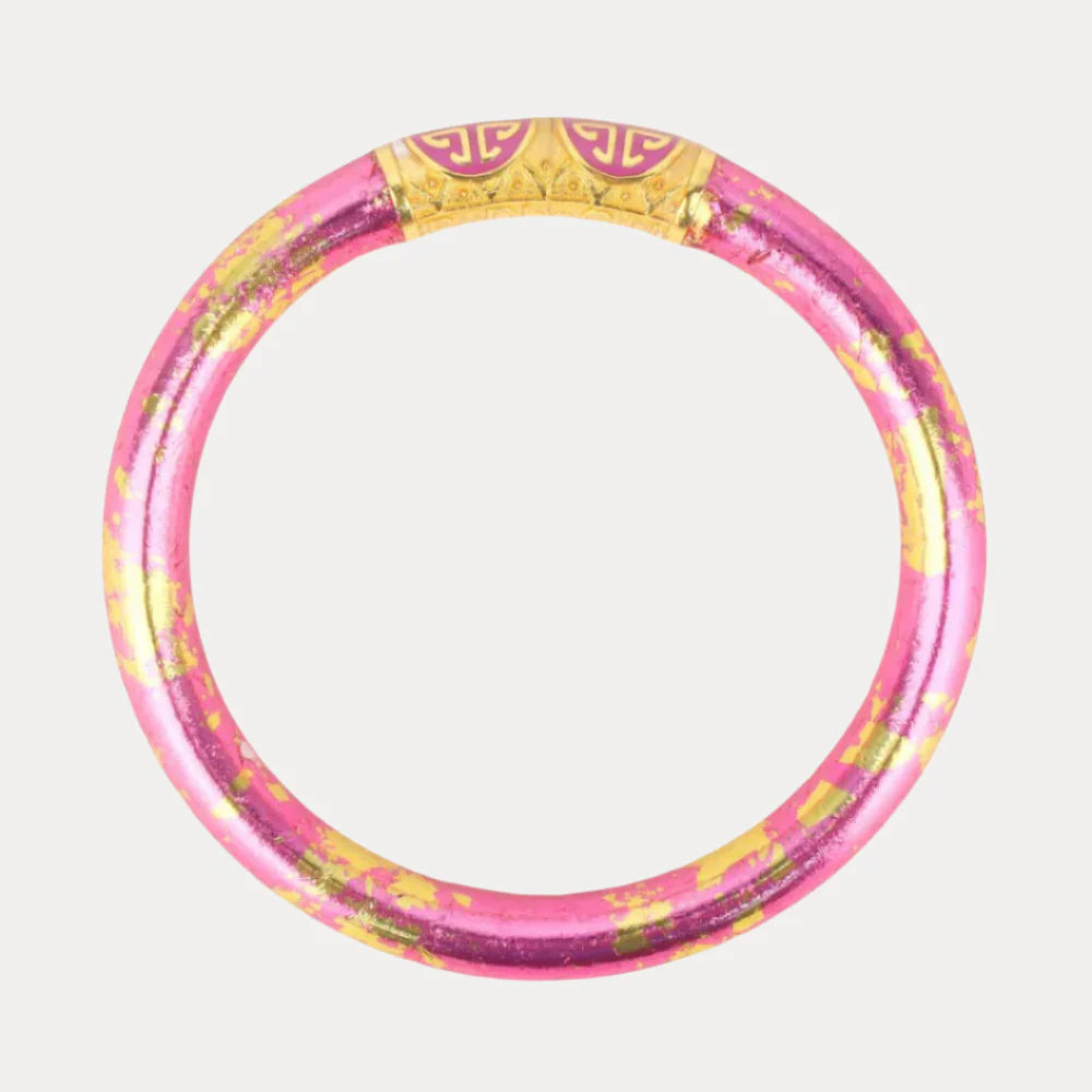 BuDhaGirl | Koi Tzubbie All Weather Bangle | Rose (Pink/Gold)