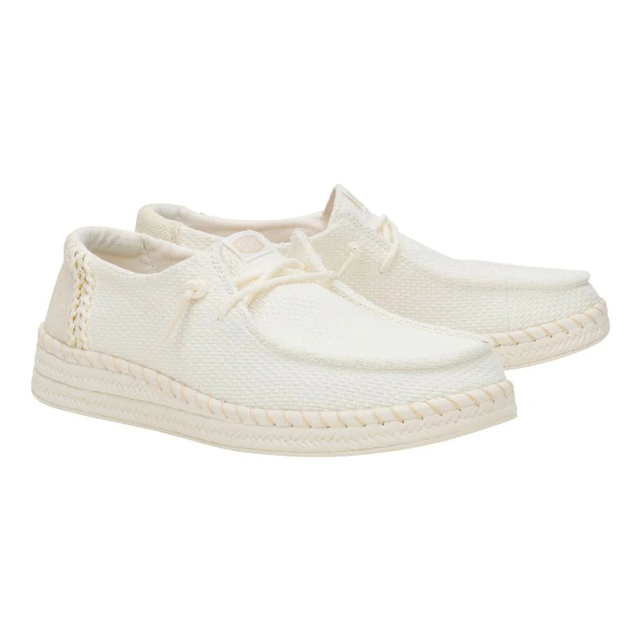 Hey Dudes Wendy Espadrille Woven | White