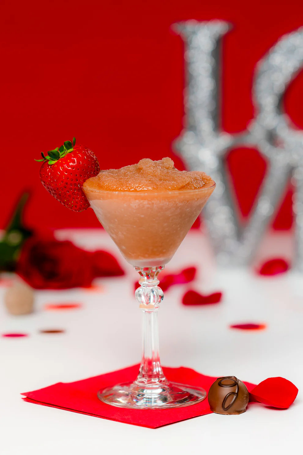 d'marie Craft Cocktail Slush Mix | Chocolate Strawberry Martini