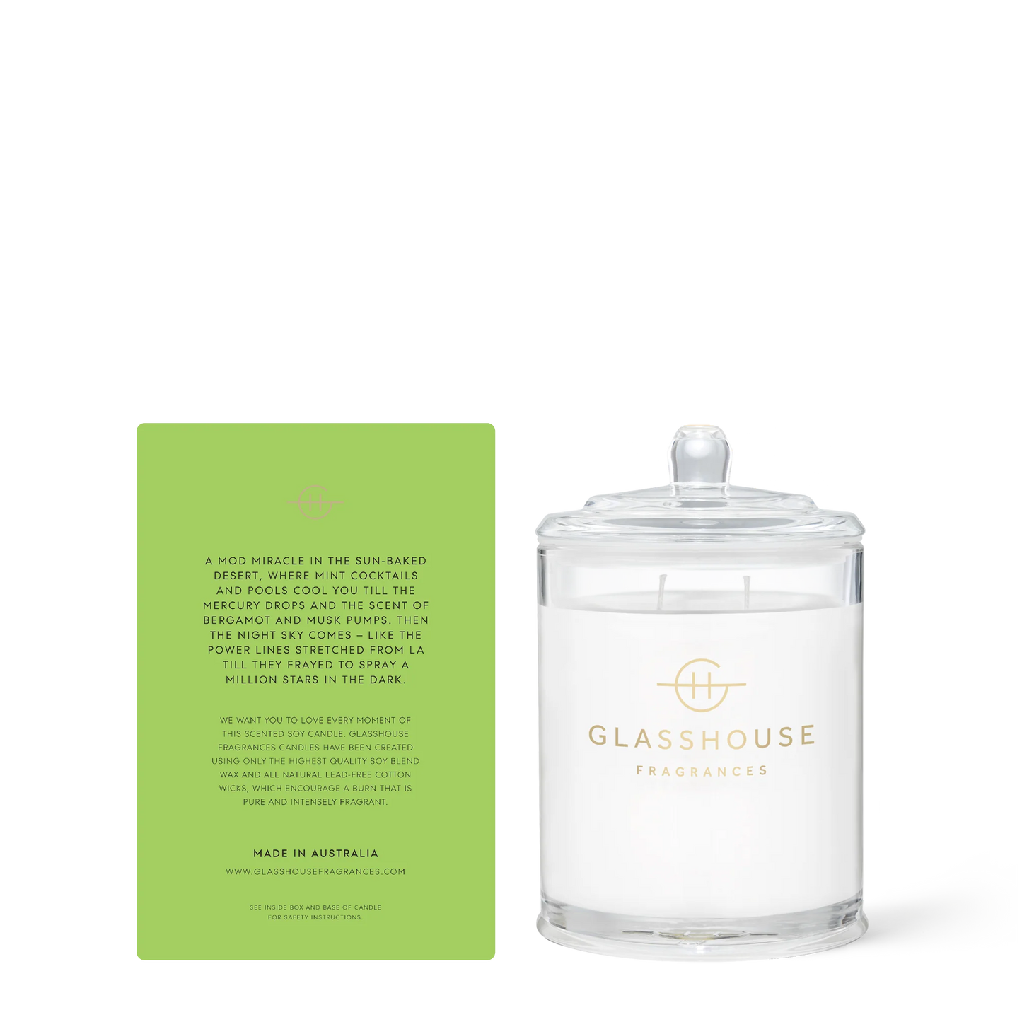 Glasshouse Fragrances | Perfect Palm Springs | Candle