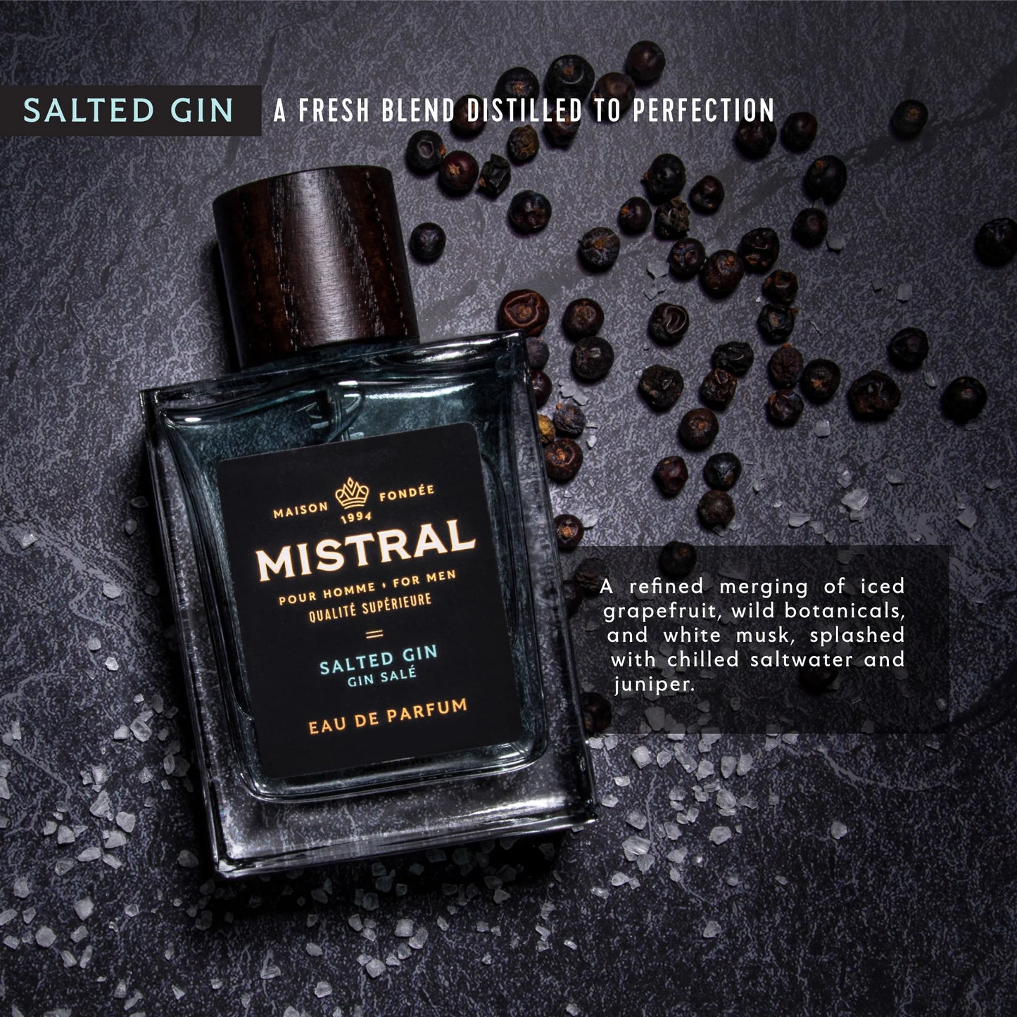 Mistral | Salted Gin Eau de Parfum | 100mL