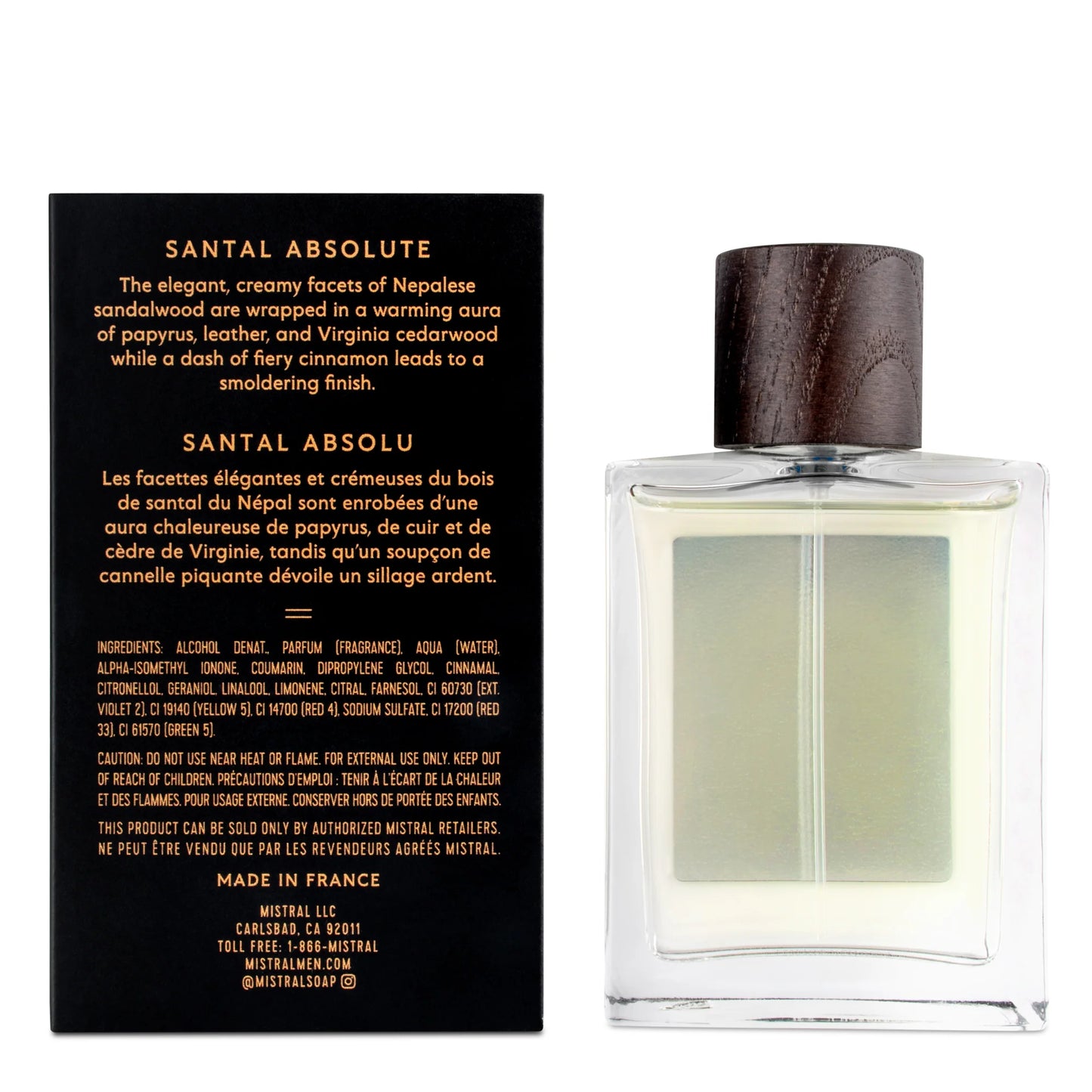 Mistral | Santal Absolute Eau de Parfum | 100mL