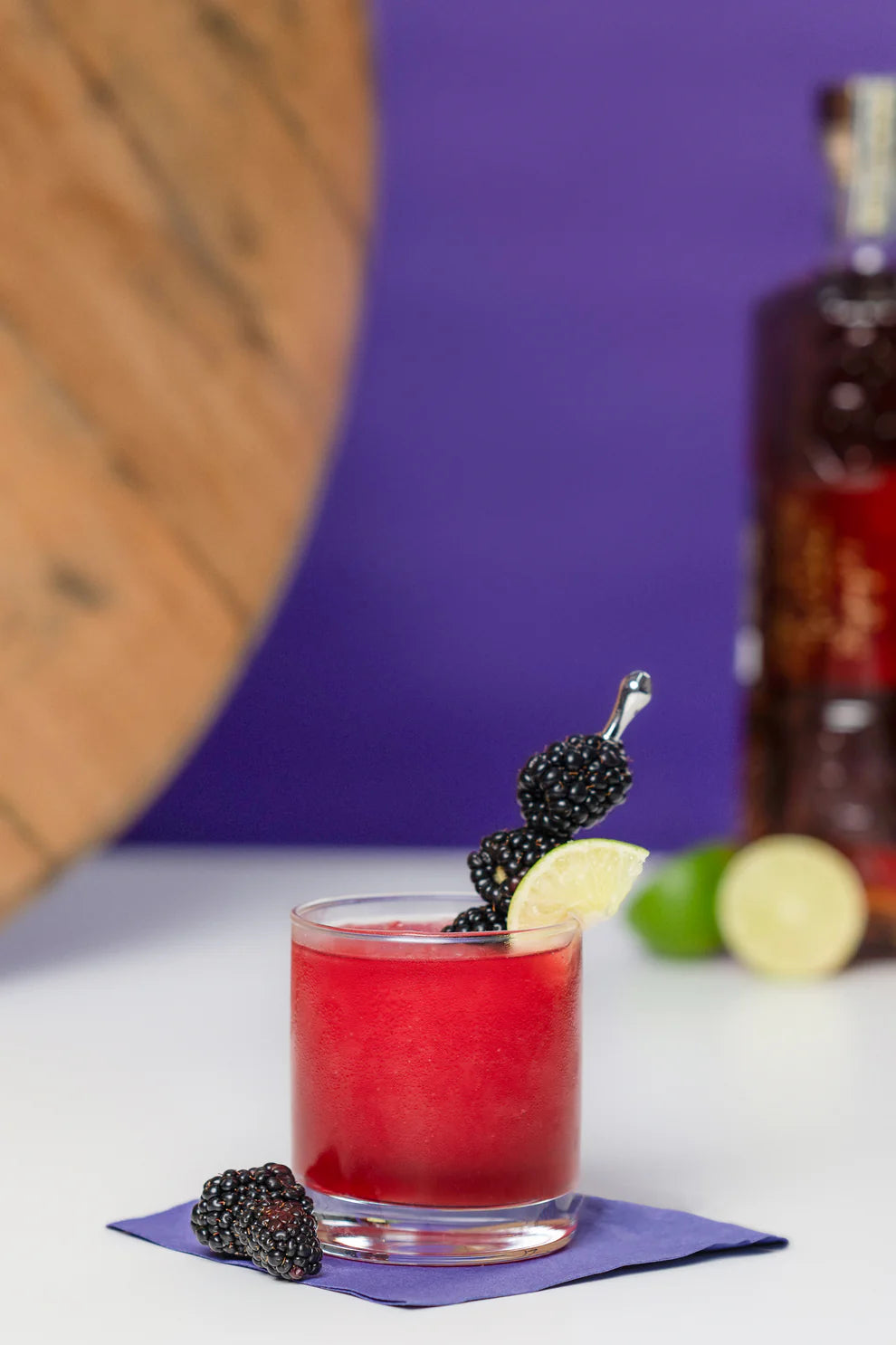 d'marie Craft Cocktail Slush Mix | Blackberry Bourbon Smash