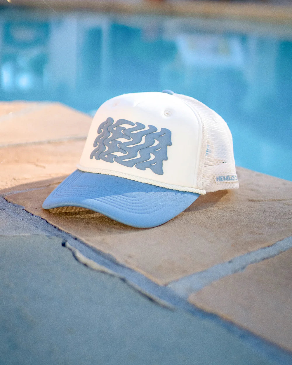 Hemlock Hats Agua Foam Trucker Hat | Blue