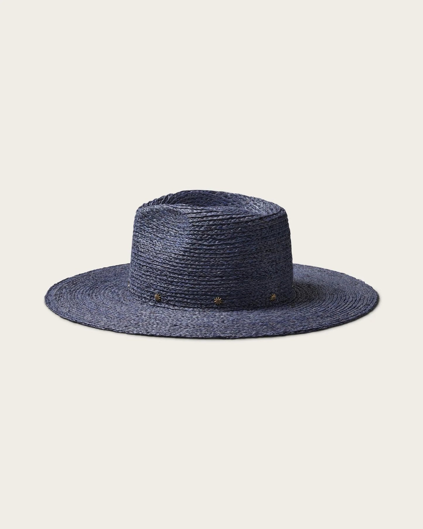 Hemlock Hats Smokey Logan Straw Fedora | Blue