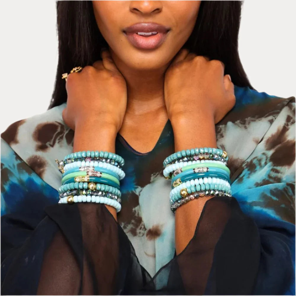 BuDhaGirl | Three Kings Bangle Stack | Fjord