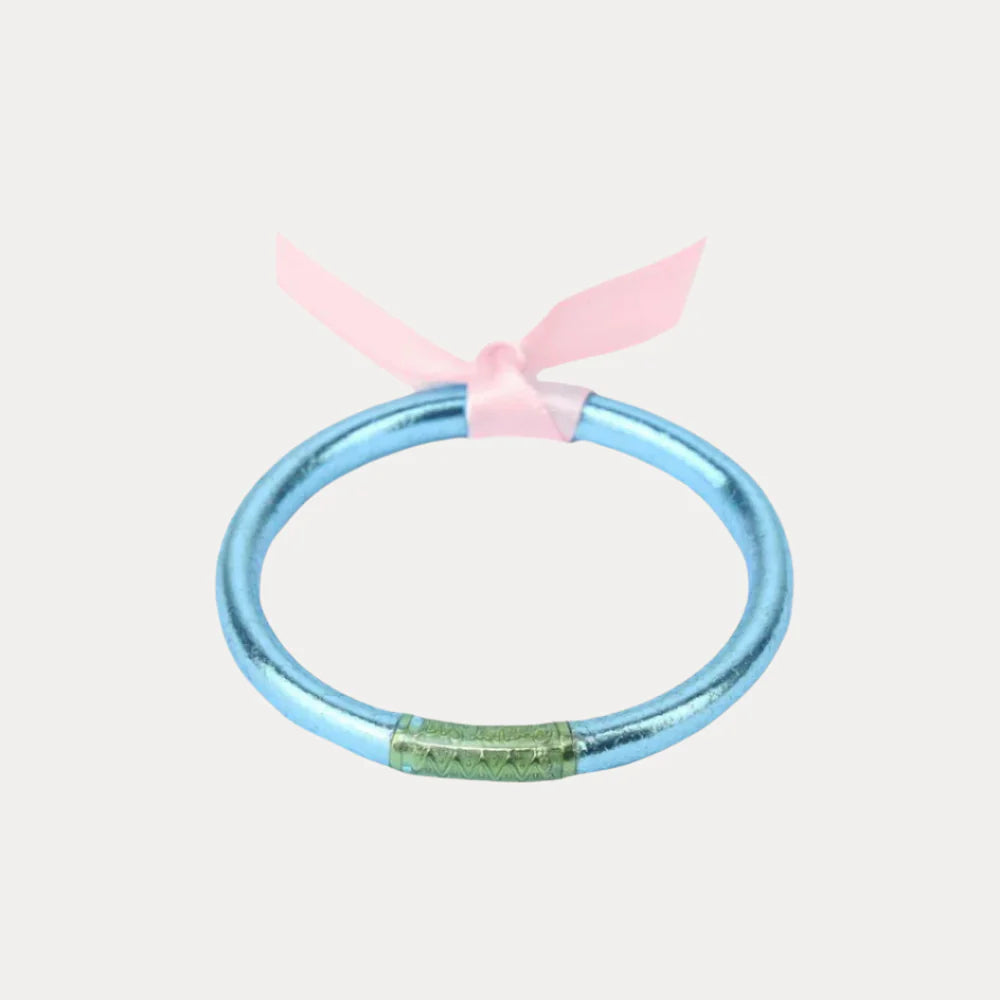 BuDhaGirl | All Weather Kids Bangle | Azure