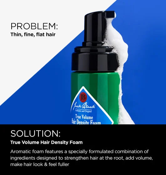Jack Black | True Volume Hair Density Foam | 5oz Bottle