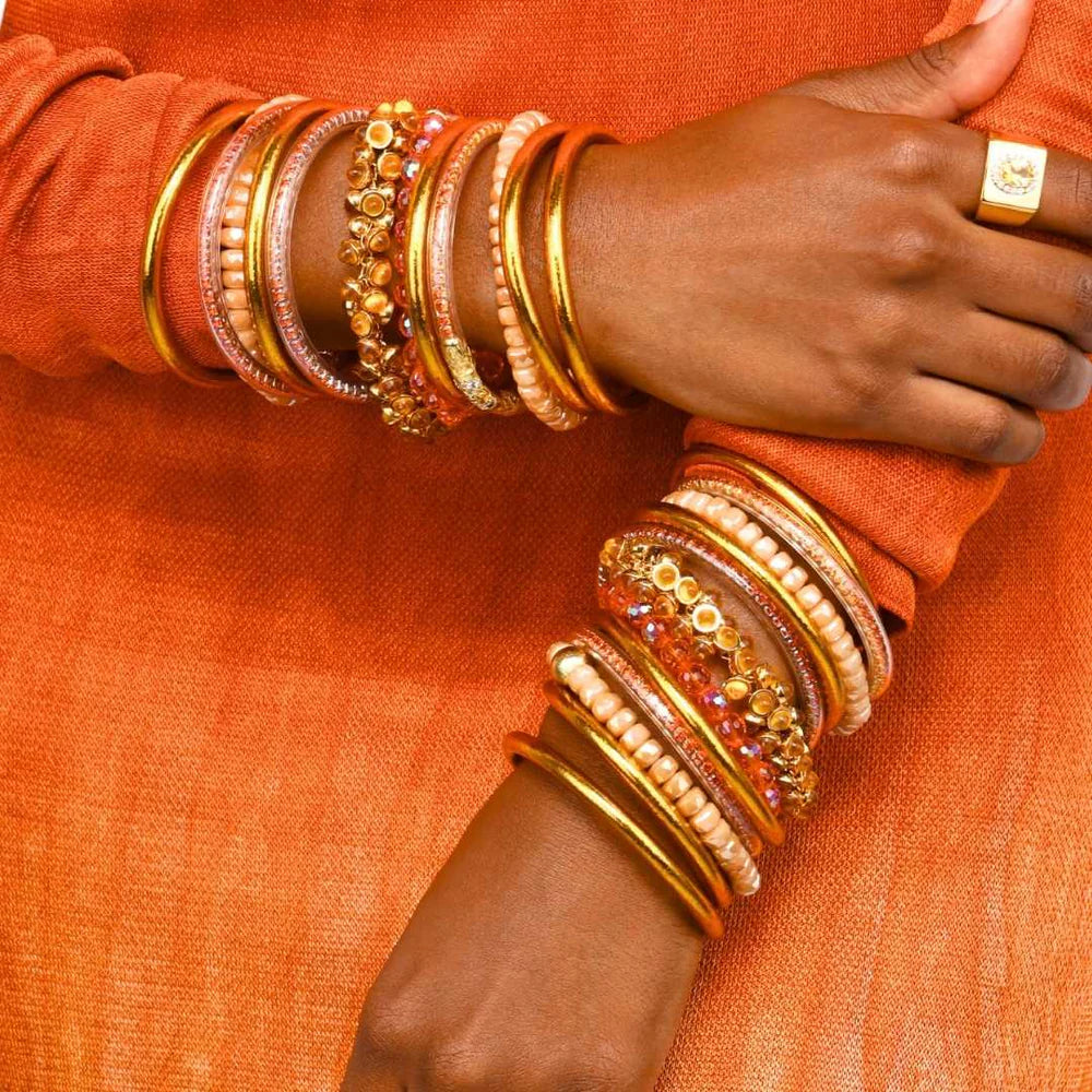 BuDhaGirl | Set of 6 All Weather Bangles | Spark