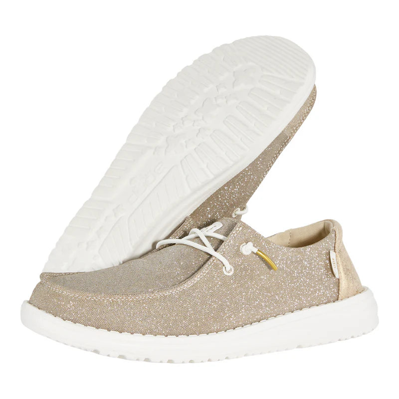 Hey Dudes Wendy Metallic Sparkle | Gold