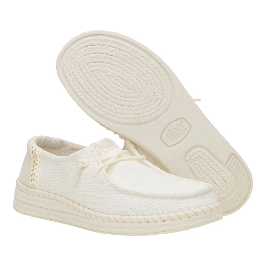 Hey Dudes Wendy Espadrille Woven | White