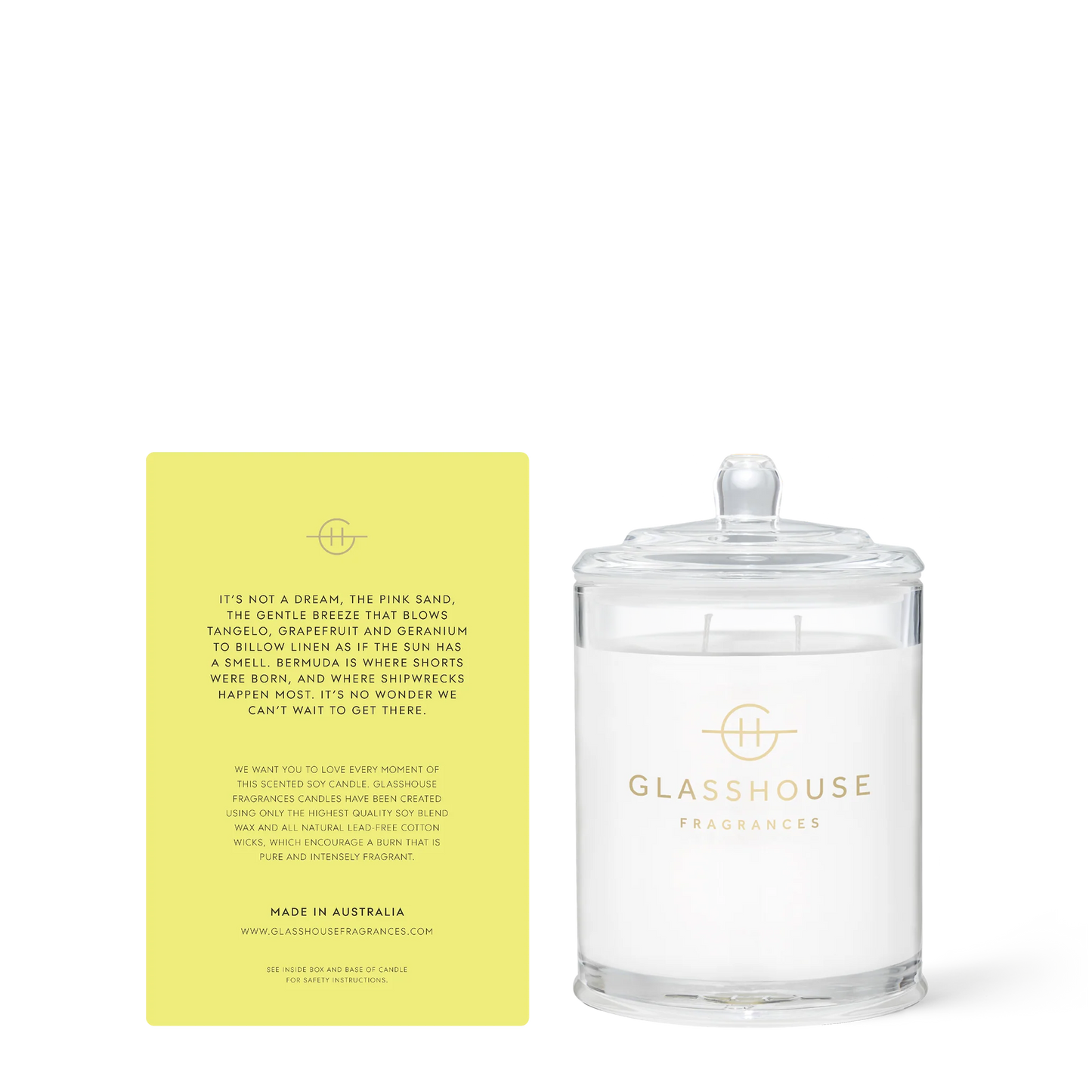Glasshouse Fragrances | Sun-Kissed In Bermuda | Candle