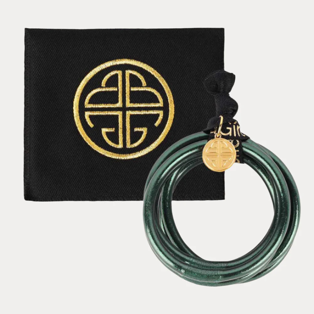 BuDhaGirl | Set of 6 All Weather Bangles | Frond