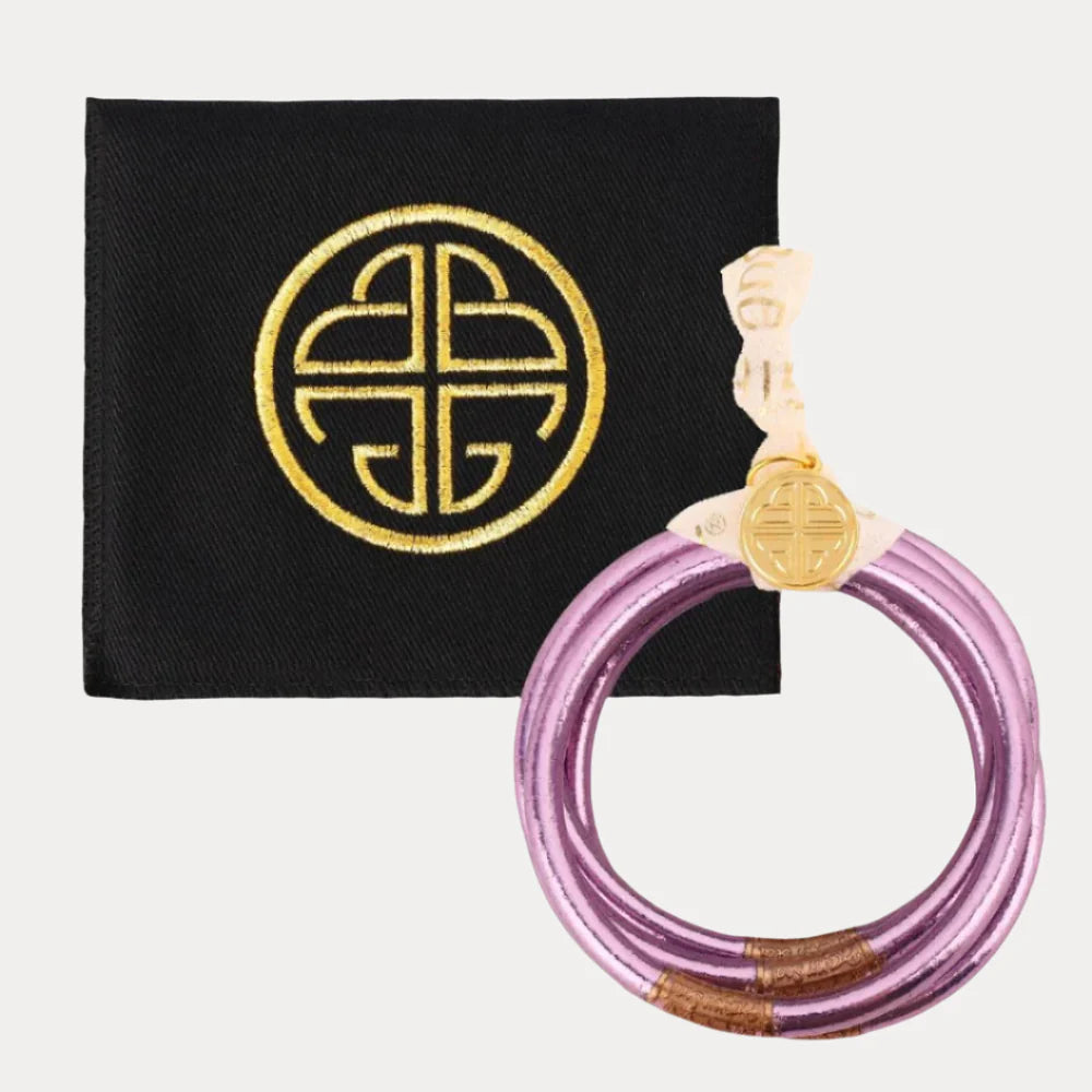 BuDhaGirl | Set of 6 All Weather Bangles | Lila