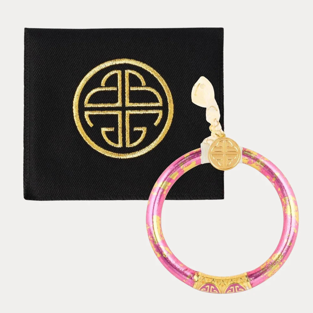 BuDhaGirl | Koi Tzubbie All Weather Bangle | Rose (Pink/Gold)