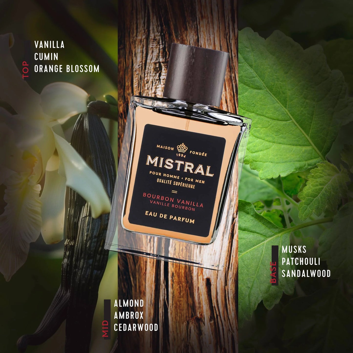 Mistral | Bourbon Vanilla Eau de Parfum | 100mL