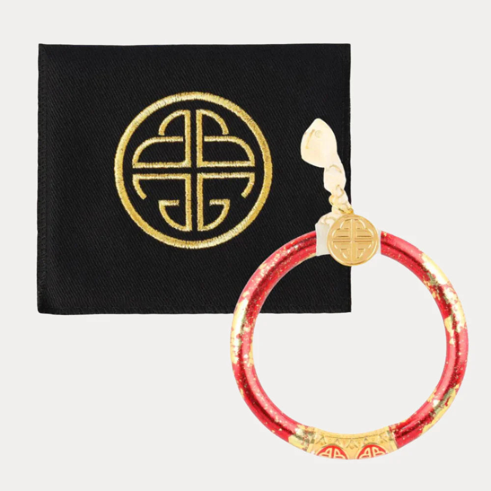 BuDhaGirl | Koi Tzubbie All Weather Bangle | Rouge (Red/Gold)