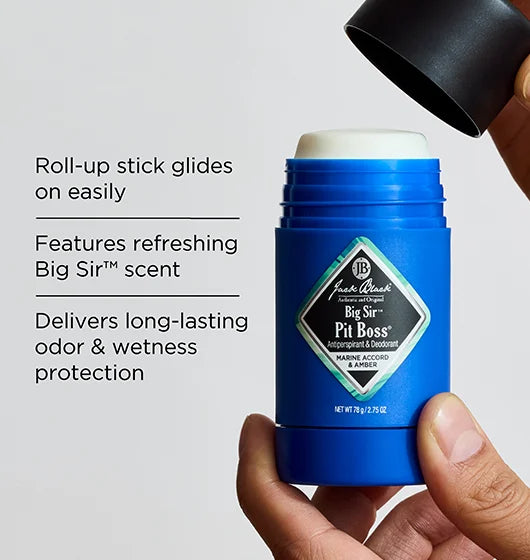 Jack Black | Big Sir™ Pit Boss® Antiperspirant & Deodorant | 2.75oz Stick