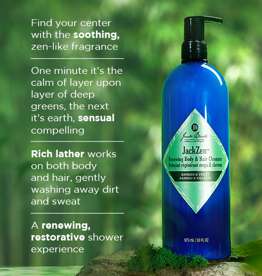 Jack Black | JackZen™ Renewing Body & Hair Cleanser | All Sizes