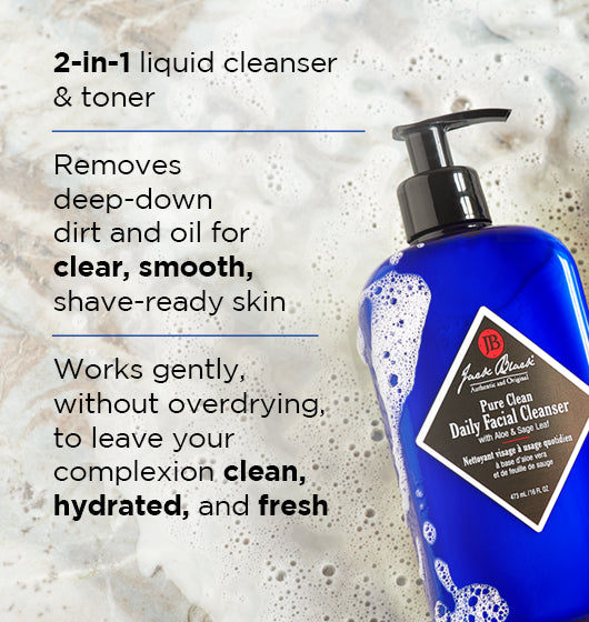 Jack Black | Pure Clean Daily Facial Cleanser | All Sizes