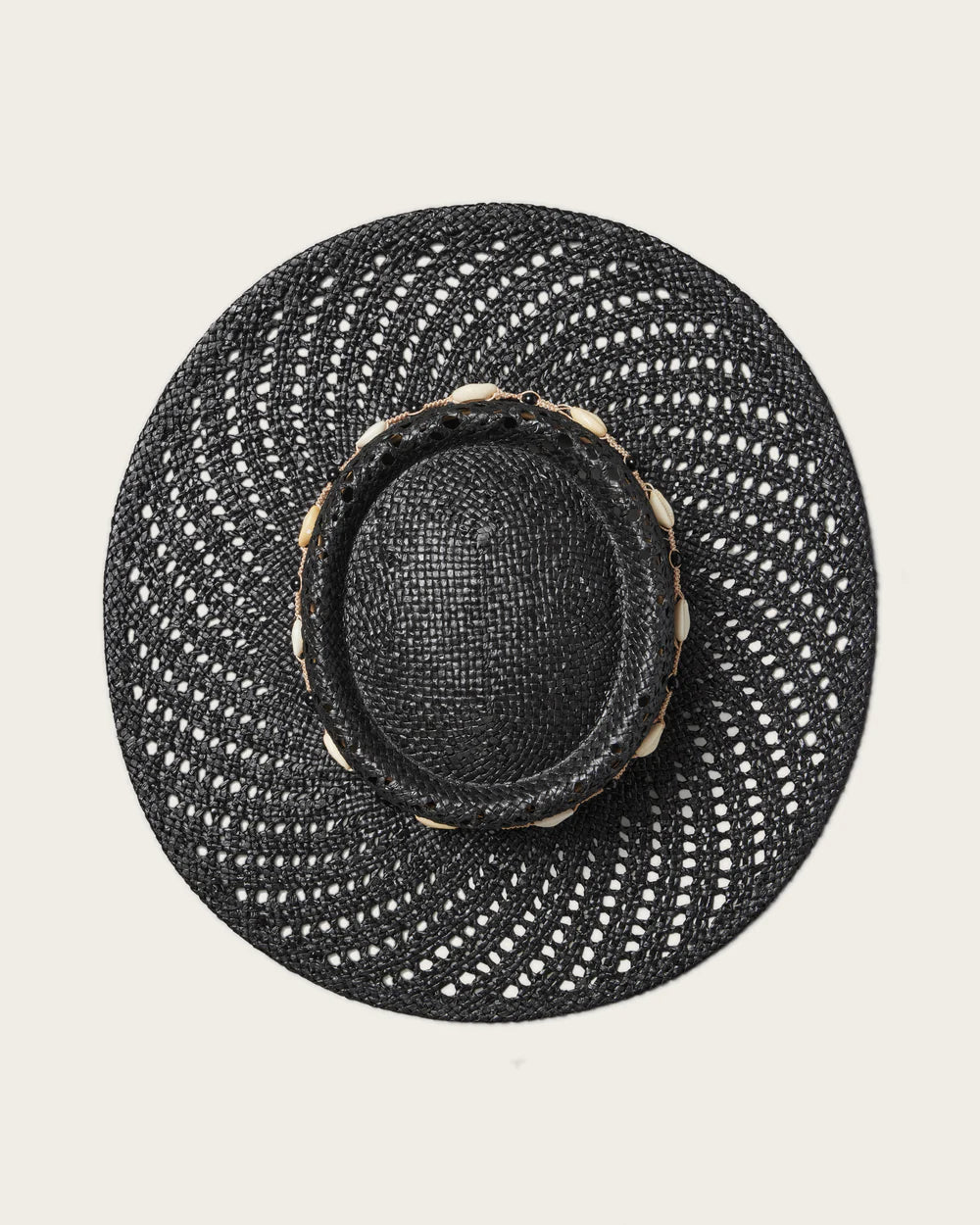 Hemlock Hats Waverly Boater Straw Hat | Onyx