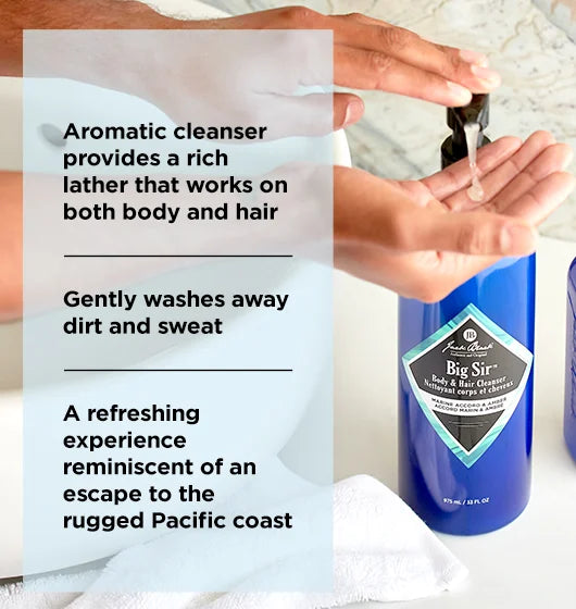 Jack Black | Big Sir™ Body & Hair Cleanser| All Sizes