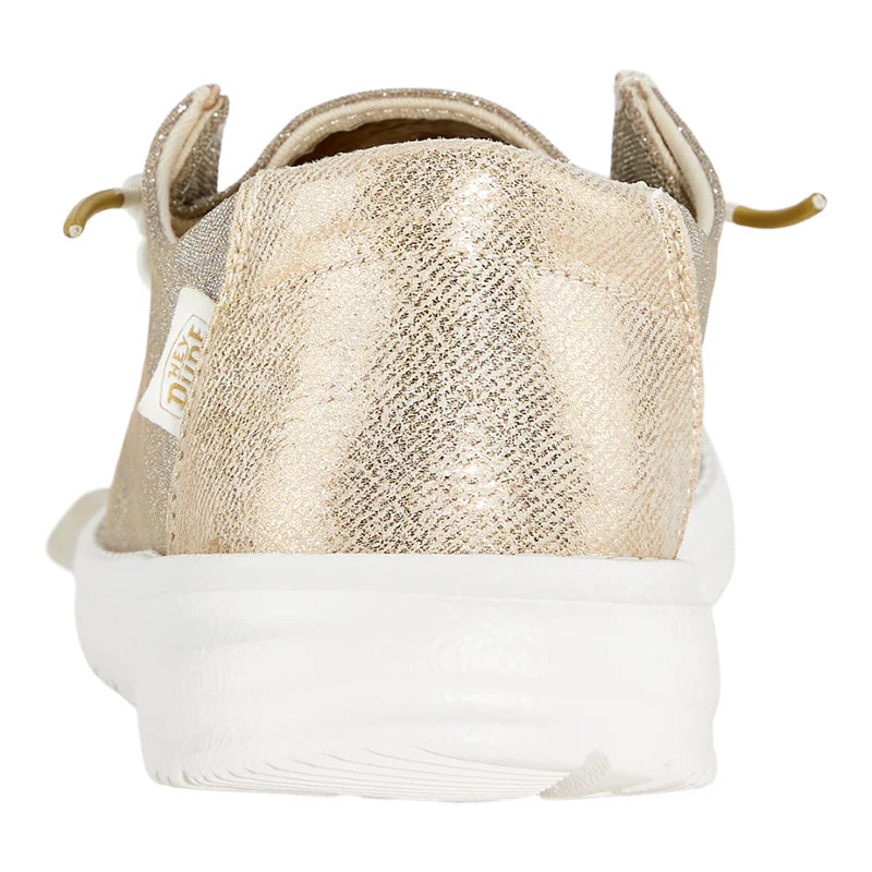 Hey Dudes Wendy Metallic Sparkle | Gold