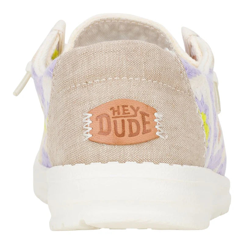 Hey Dudes Wendy Cottage Crochet | Egret/Lavender/Multi