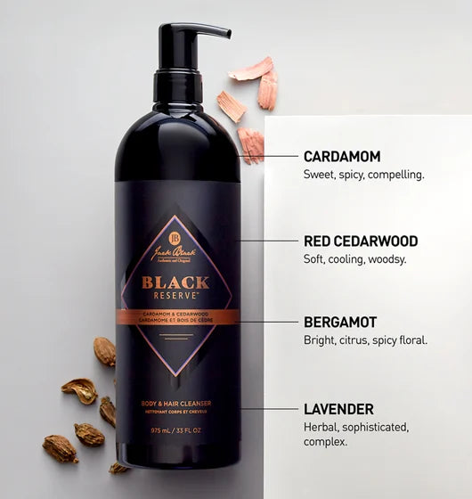 Jack Black | Black Reserve™ Body & Hair Cleanser | All Sizes