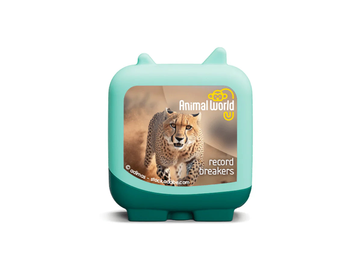 tonies® | Animal World Record Breakers Clever Tonies - 4 Pack | Learn/Discover Set