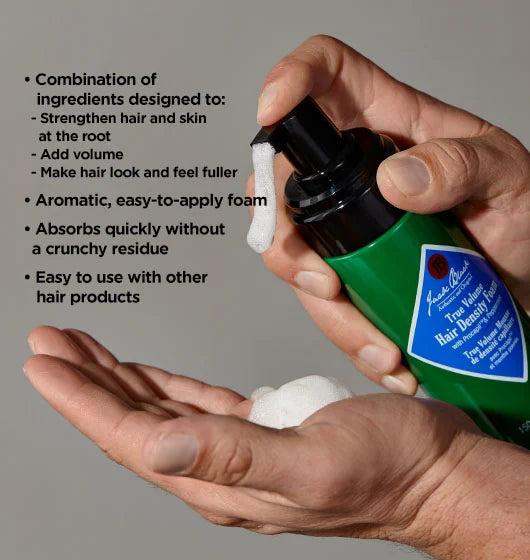 Jack Black | True Volume Hair Density Foam | 5oz Bottle