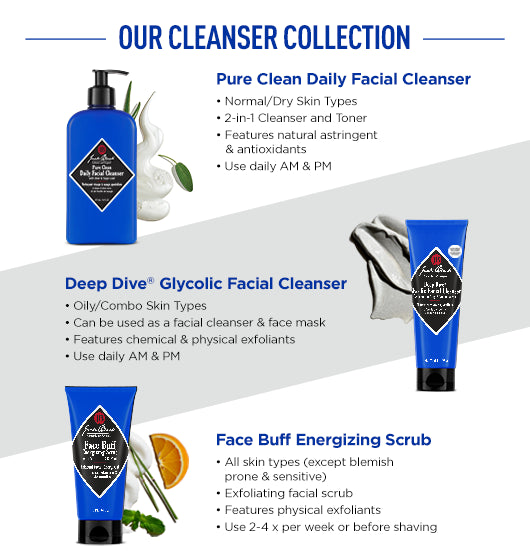 Jack Black | Pure Clean Daily Facial Cleanser | All Sizes