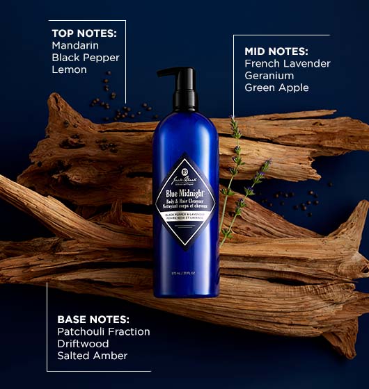 Jack Black | Blue Midnight™ Body & Hair Cleanser | All Sizes