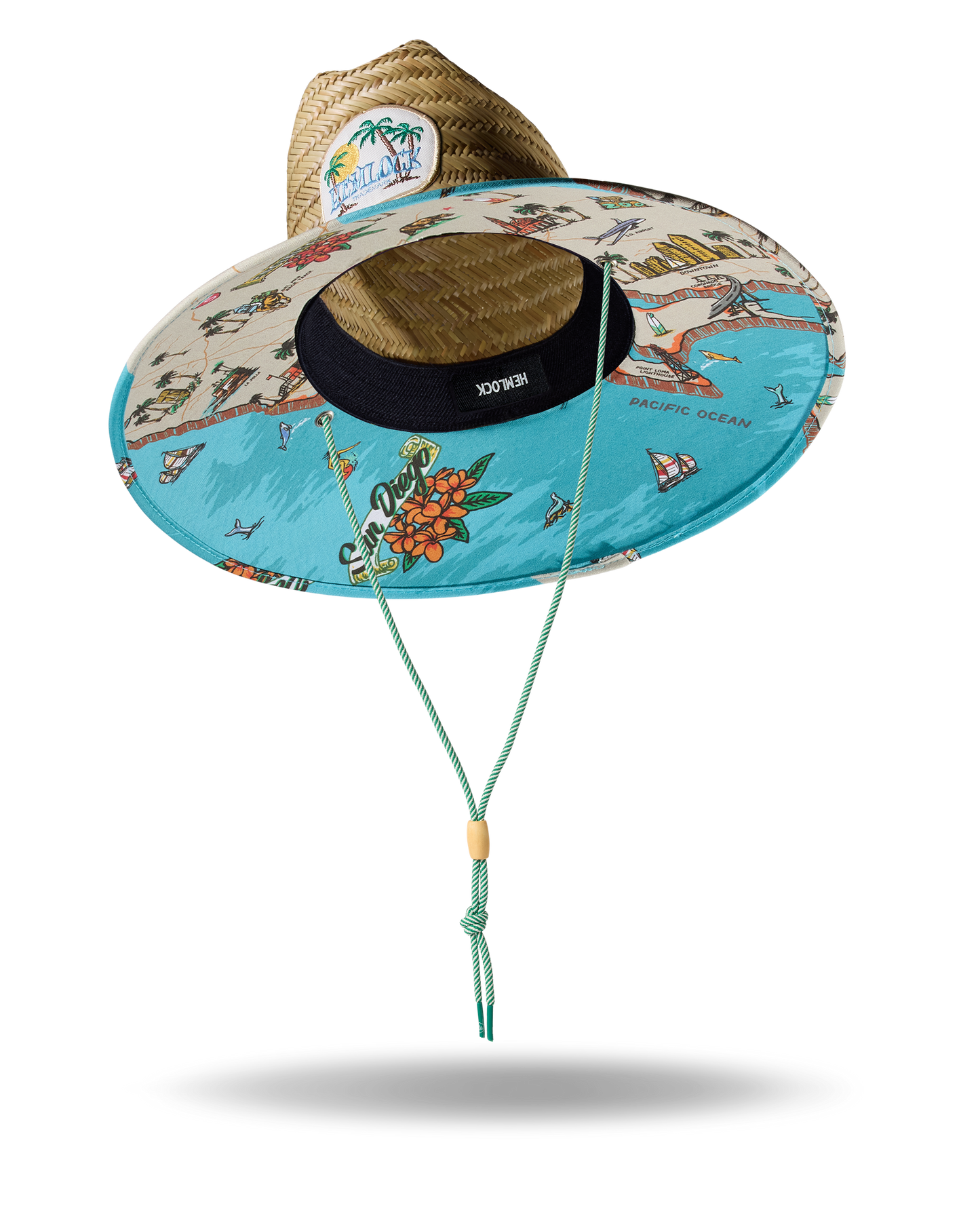 Hemlock Hats UPF 50+ Lifeguard Straw Hats | All Designs