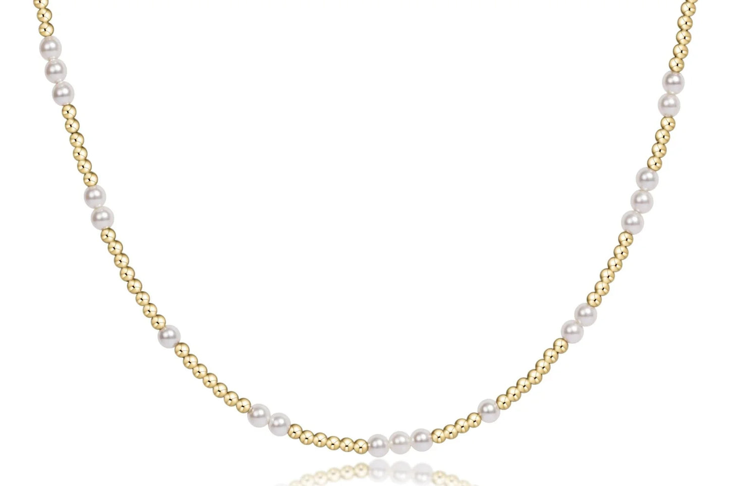 enewton | 17" choker hope unwritten | 3mm pearl