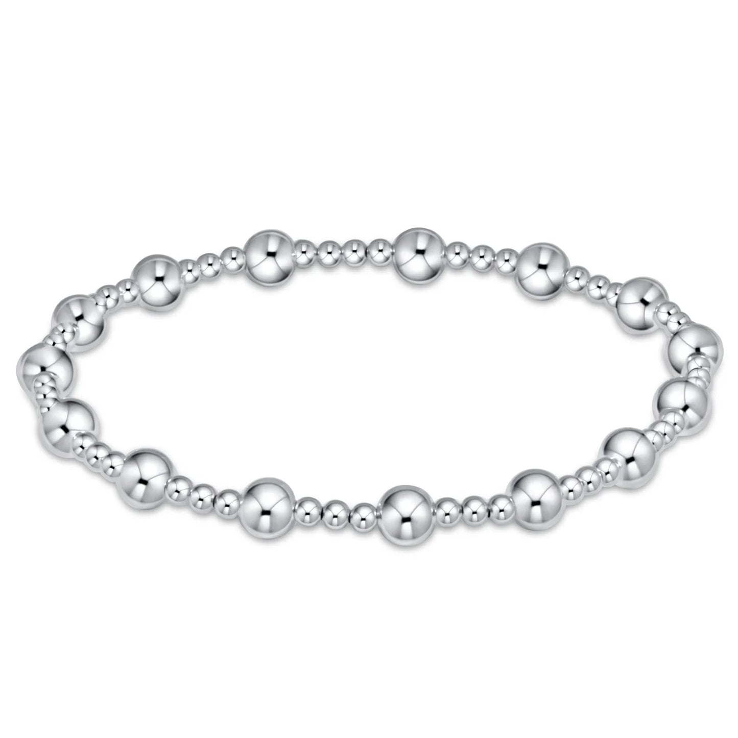 enewton | classic sincerity pattern 5mm bead bracelet | sterling