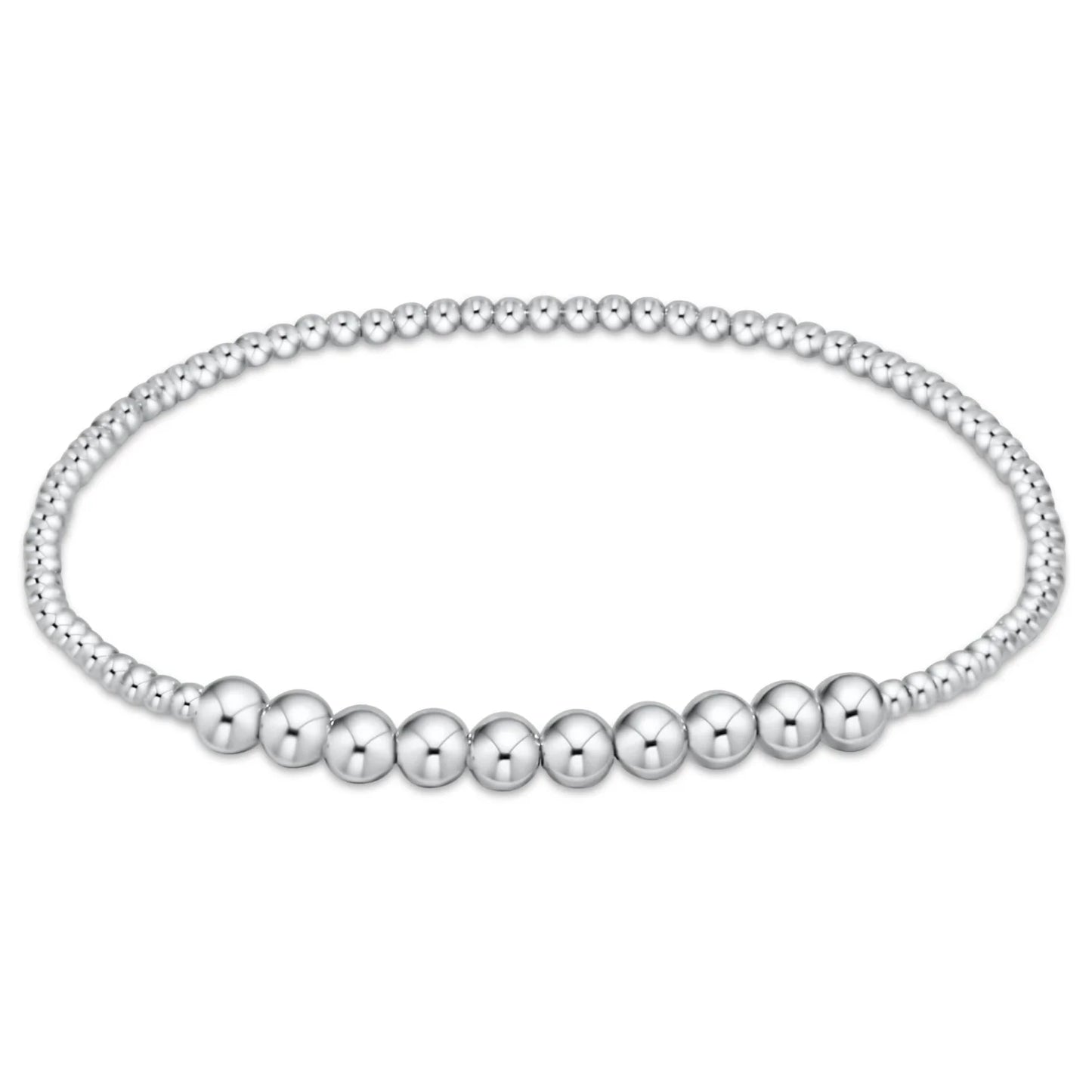 enewton | classic sterling beaded bliss 2mm bead bracelet | 4mm sterling