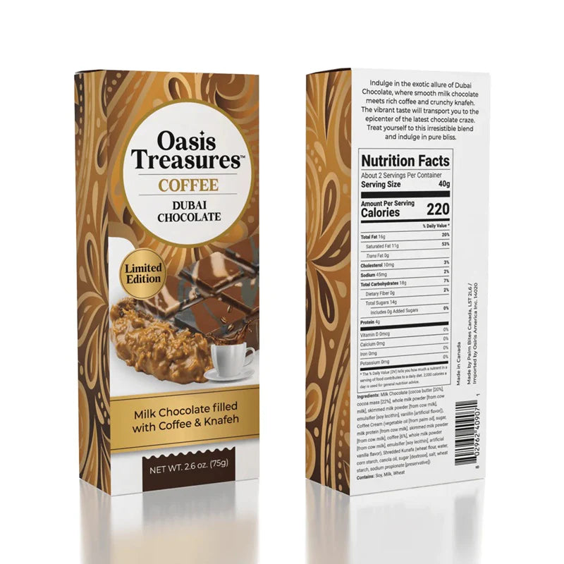 Dubai Chocolate Bars - Multiple Flavors