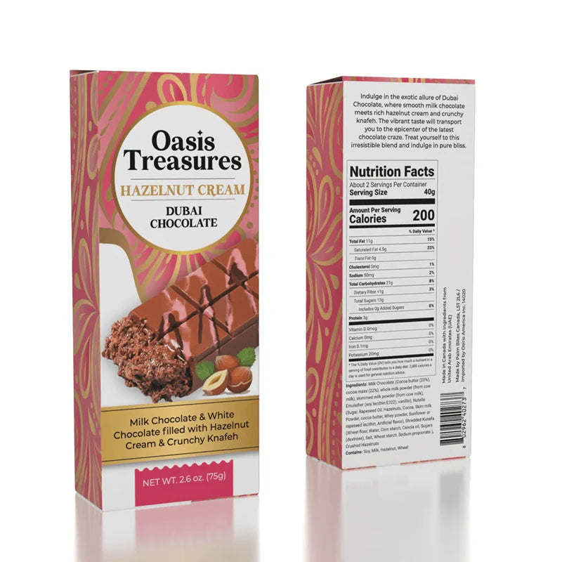 Dubai Chocolate Bars - Multiple Flavors