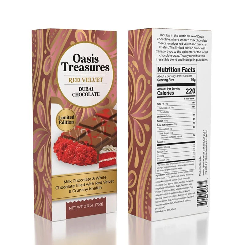 Dubai Chocolate Bars - Multiple Flavors