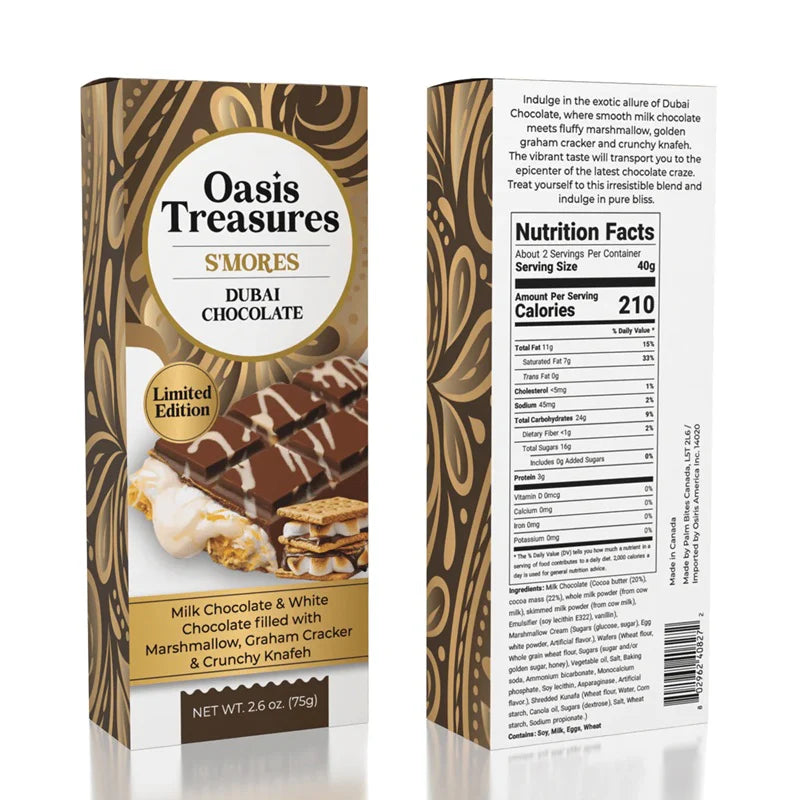 Dubai Chocolate Bars - Multiple Flavors