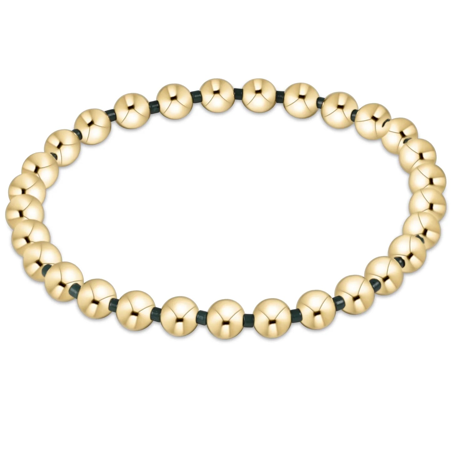 enewton | gameday hope grateful 5mm bead bracelet | dark green