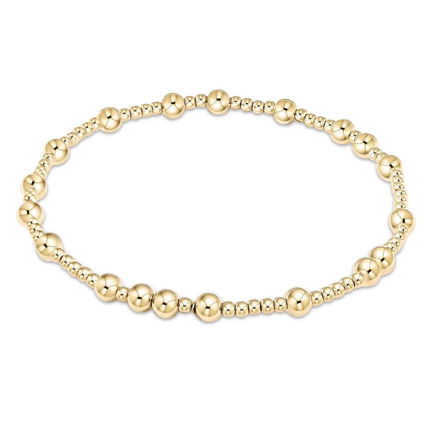 enewton | hope unwritten 4mm bead bracelet | gold all sizes