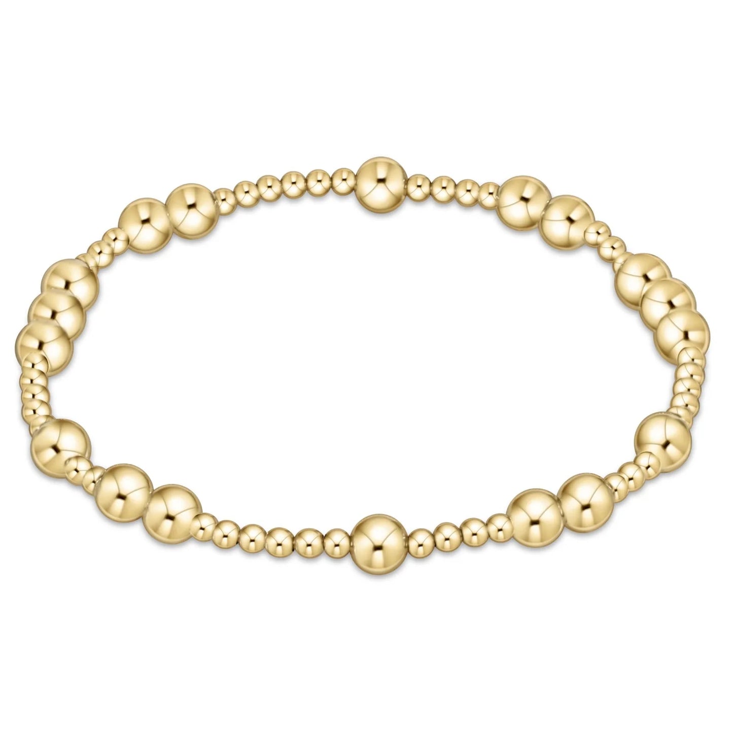 enewton | hope unwritten 5mm bead bracelet | gold