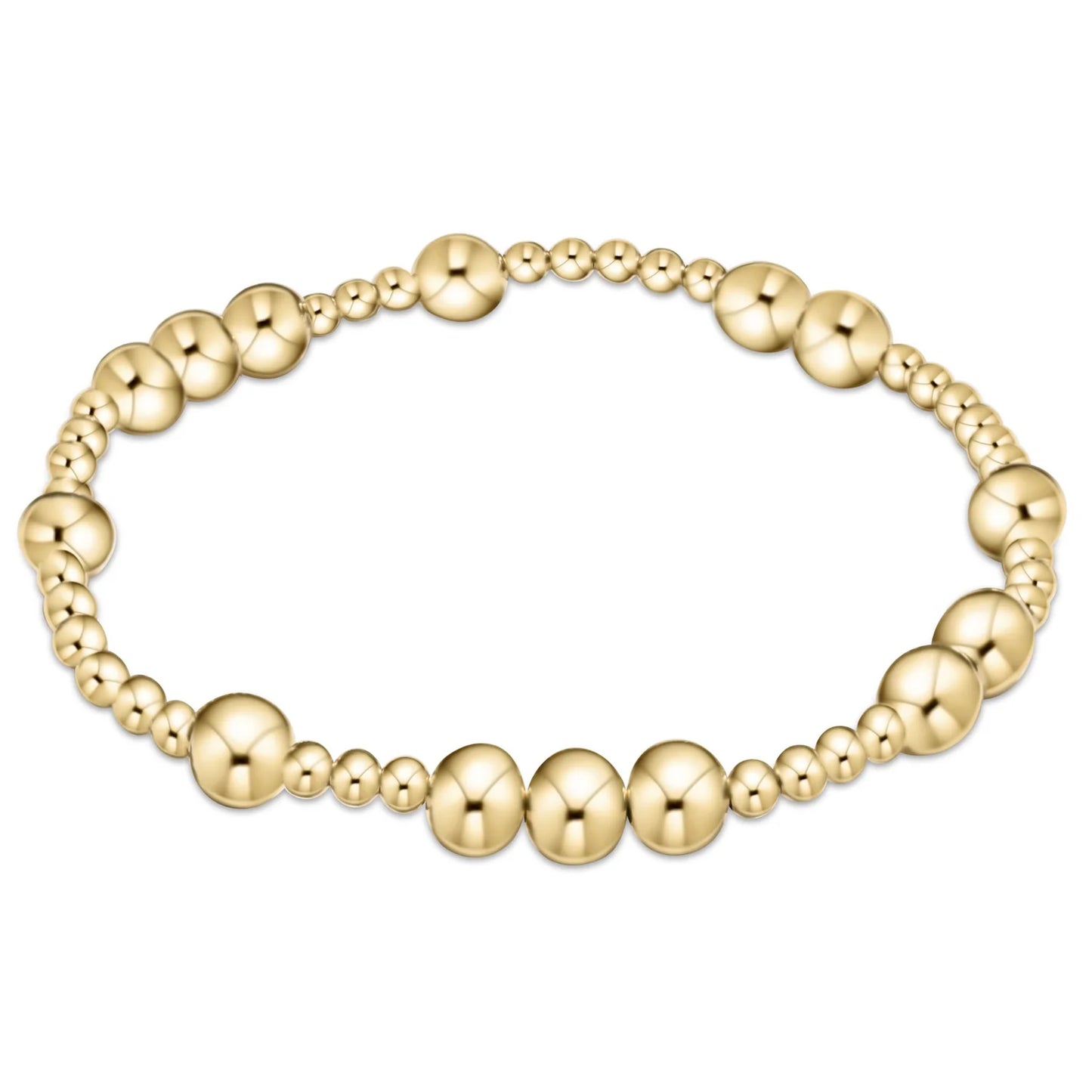enewton | hope unwritten 6mm bead bracelet | gold